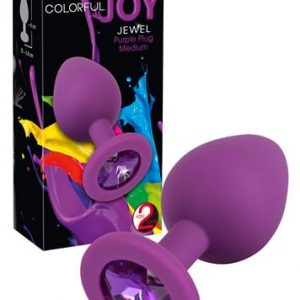 Colorful Joy Jewel Purple Plug #1 | ViPstore.hu - Erotika webáruház