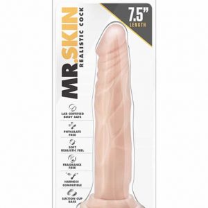 Mr. Skin Realistic Cock Basic 7.5 inch Beige #1 | ViPstore.hu - Erotika webáruház