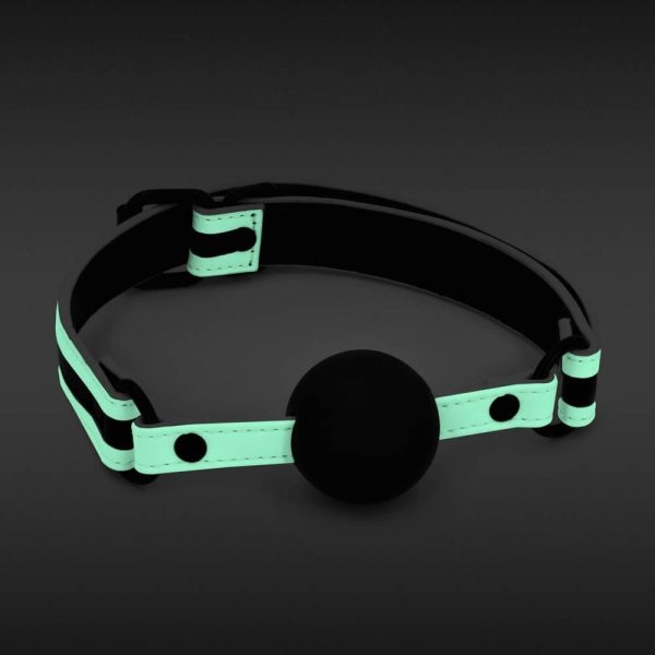 GLO Bondage – Ball Gag – Green ViPstore.hu - Erotika Webáruház - Szexshop 3