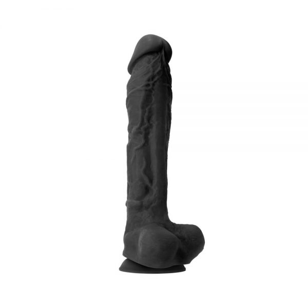 Colours - Pleasures - 10" Dildo - Black #2 | ViPstore.hu - Erotika webáruház