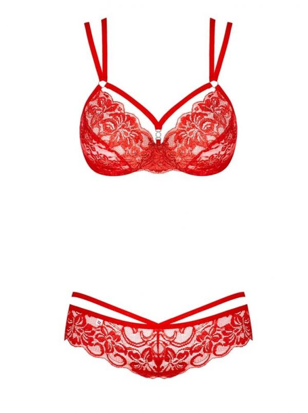 860-SET-3 2 pcs set red  S/M ViPstore.hu - Erotika Webáruház - Szexshop 3