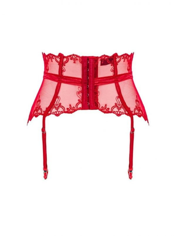 Lonesia garter belt red  S/M #6 | ViPstore.hu - Erotika webáruház