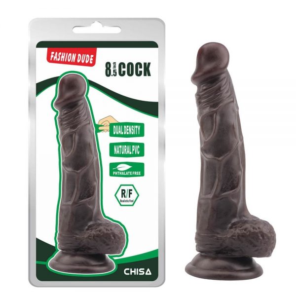 Fashion Dude 8.5 Inch Cock Brown #1 | ViPstore.hu - Erotika webáruház