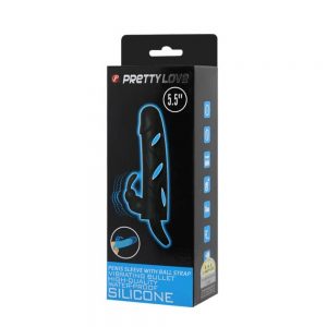 Pretty Love Penis Sleeve With Ball Strap ViPstore.hu - Erotika Webáruház - Szexshop