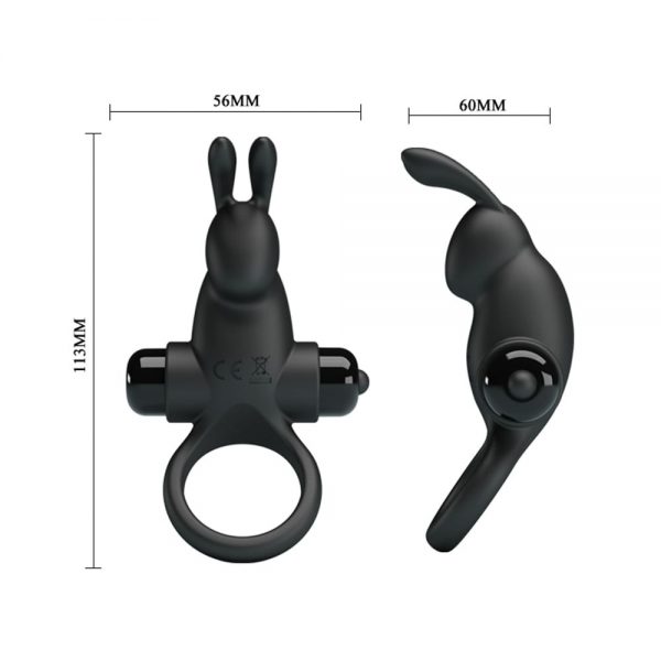 Pretty Love Vibrant Penis Ring 1 Black #6 | ViPstore.hu - Erotika webáruház