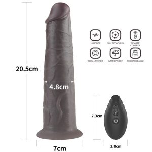 8'' Dual Layered Silicone Rotator Brown ViPstore.hu - Erotika Webáruház - Szexshop 2 8'' Dual Layered Silicone Rotator Brown ViPstore.hu - Erotika Webáruház - Szexshop 2