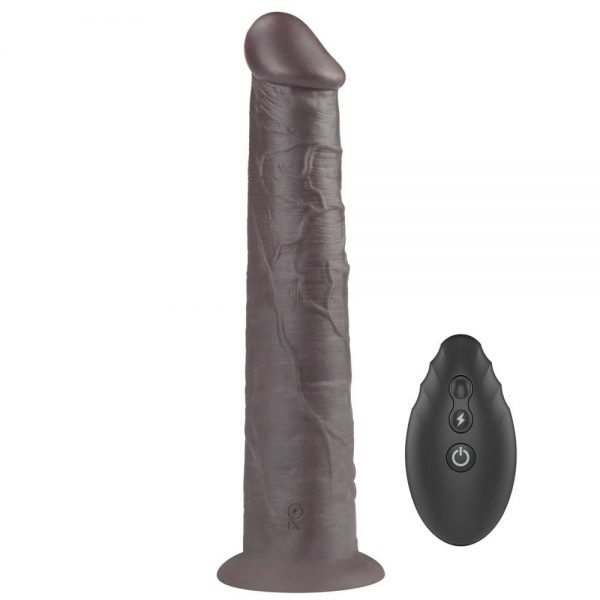 10'' Dual Layered Silicone Rotator Brown #5 | ViPstore.hu - Erotika webáruház