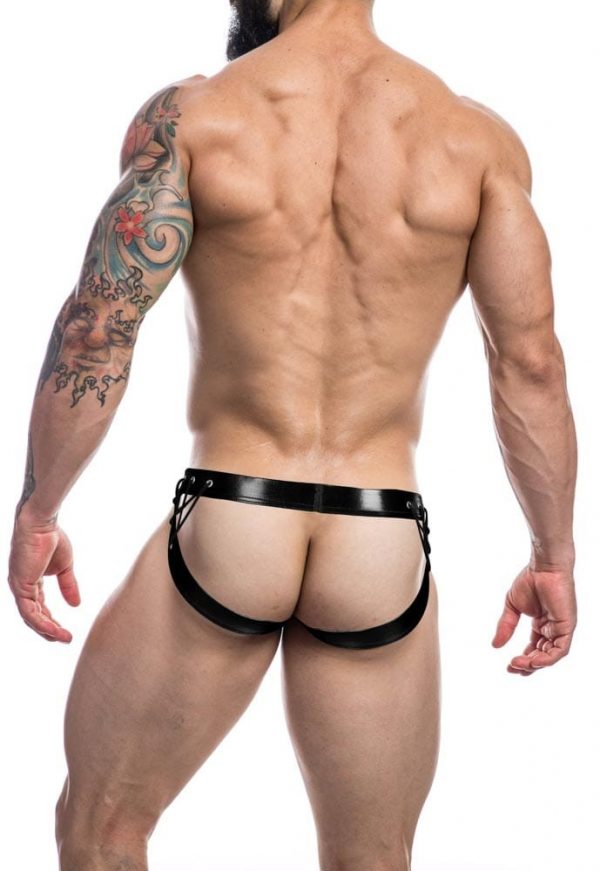 C4M-Desire Jockstrap-BlackLeatherette-M #3 | ViPstore.hu - Erotika webáruház