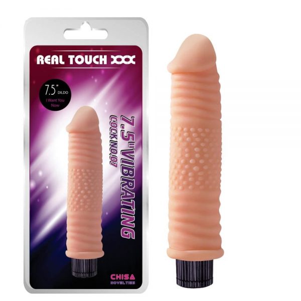 Real Touch XXX 7.5 inch Vibrating Cock No.07 #1 | ViPstore.hu - Erotika webáruház