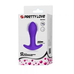 Pretty Love Anal Plug Massager Purple ViPstore.hu - Erotika Webáruház - Szexshop