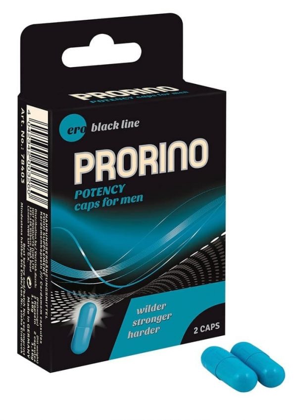 PRORINO Potency Caps for men 2 pcs ViPstore.hu - Erotika Webáruház - Szexshop