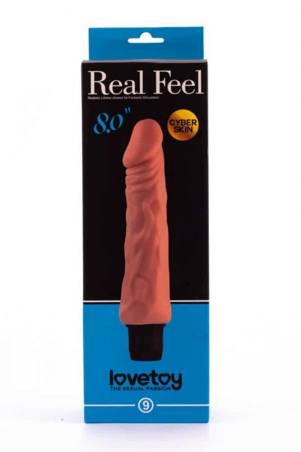 8'' Real Feel Cyberskin Vibrator #1 | ViPstore.hu - Erotika webáruház