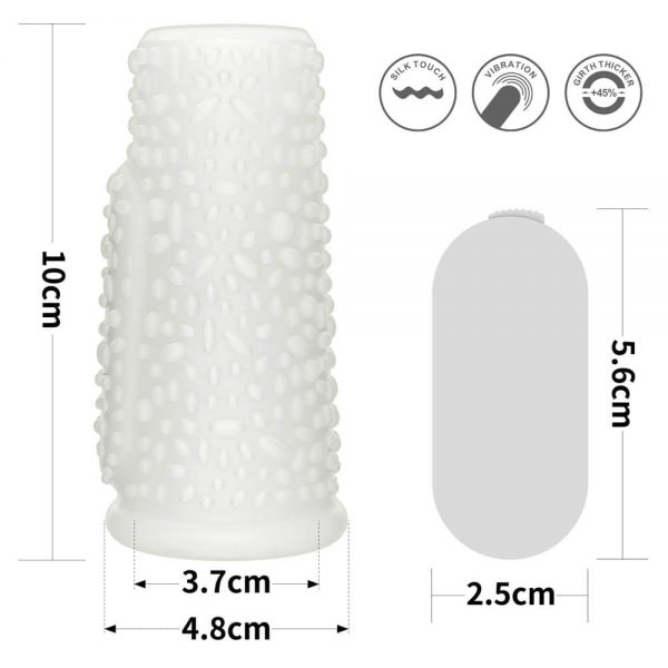 Vibrating Spiral Knights Ring (White) II ViPstore.hu - Erotika Webáruház - Szexshop 9