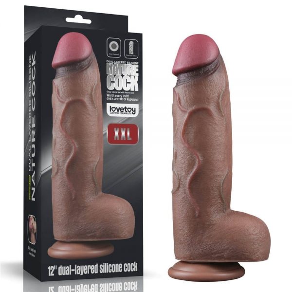 12'' Dual Layered Silicone Cock XXL ViPstore.hu - Erotika Webáruház - Szexshop
