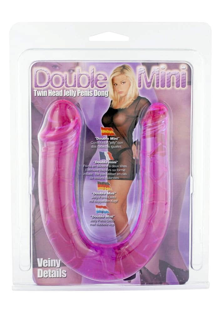Double Mini Dong Clear Lavender #2 | ViPstore.hu - Erotika webáruház