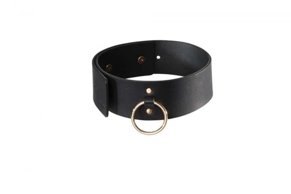 Maze Wide Choker With Leash Black #3 | ViPstore.hu - Erotika webáruház