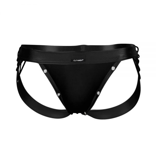 C4M-Desire Jockstrap-BlackLeatherette-M ViPstore.hu - Erotika Webáruház - Szexshop 4