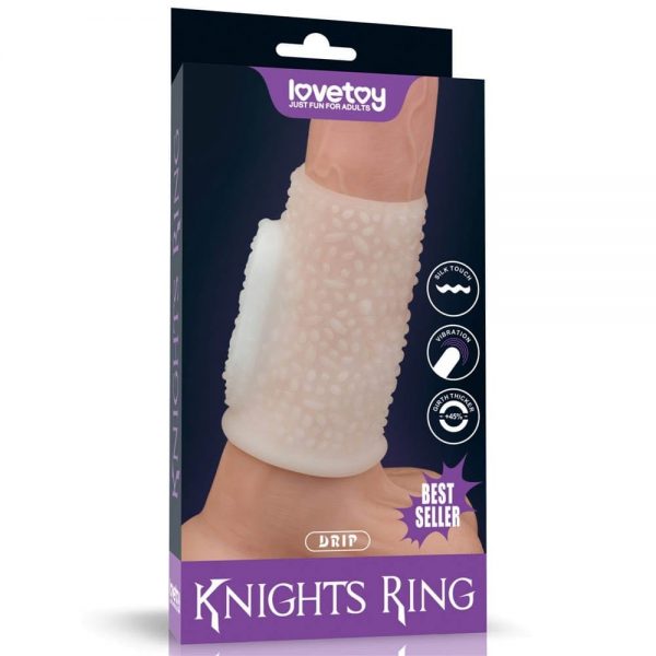 Vibrating Spiral Knights Ring (White) II ViPstore.hu - Erotika Webáruház - Szexshop