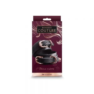 Bondage Couture – Ankle Cuffs – Black ViPstore.hu - Erotika Webáruház - Szexshop