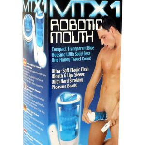 Up/Down Mouth Masturbator Clear Blue ViPstore.hu - Erotika Webáruház - Szexshop 2