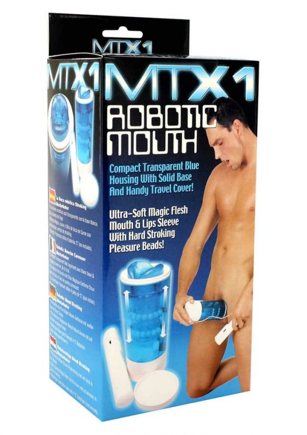 Up/Down Mouth Masturbator Clear Blue ViPstore.hu - Erotika Webáruház - Szexshop 2