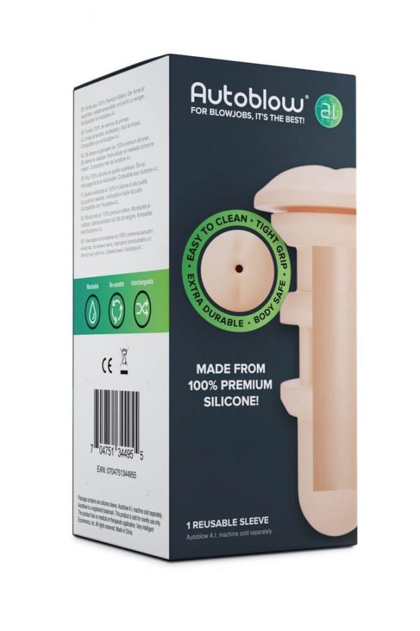 Autoblow A.I. Silicone Anus Sleeve – Flesh ViPstore.hu - Erotika Webáruház - Szexshop 3