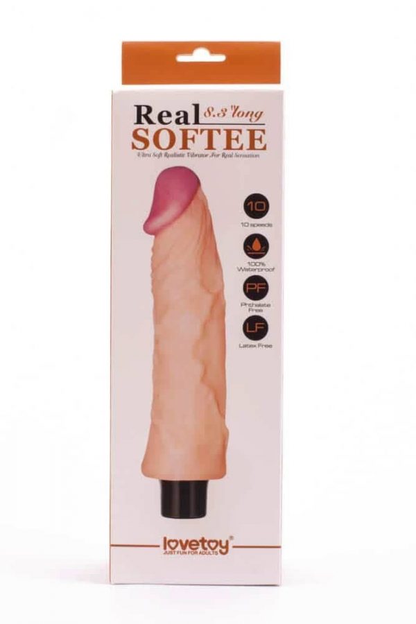 8.3" Real Softee Vibrating Dildo  3 #1 | ViPstore.hu - Erotika webáruház