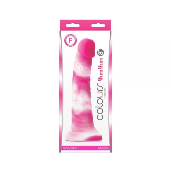 Colours - Pleasures - Yum Yum  8" Dildo - Pink #1 | ViPstore.hu - Erotika webáruház