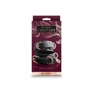 Bondage Couture – Wrist Cuffs – Black ViPstore.hu - Erotika Webáruház - Szexshop