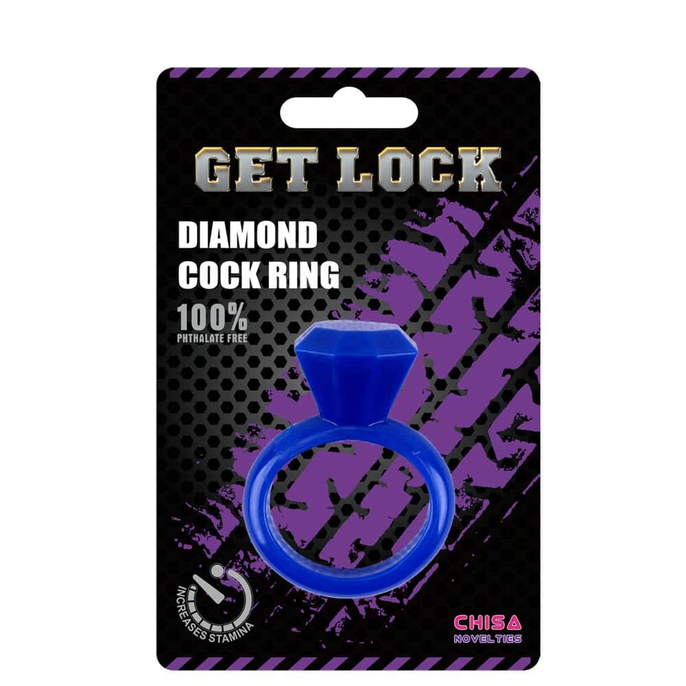 Diamond Cock Ring Blue #1 | ViPstore.hu - Erotika webáruház
