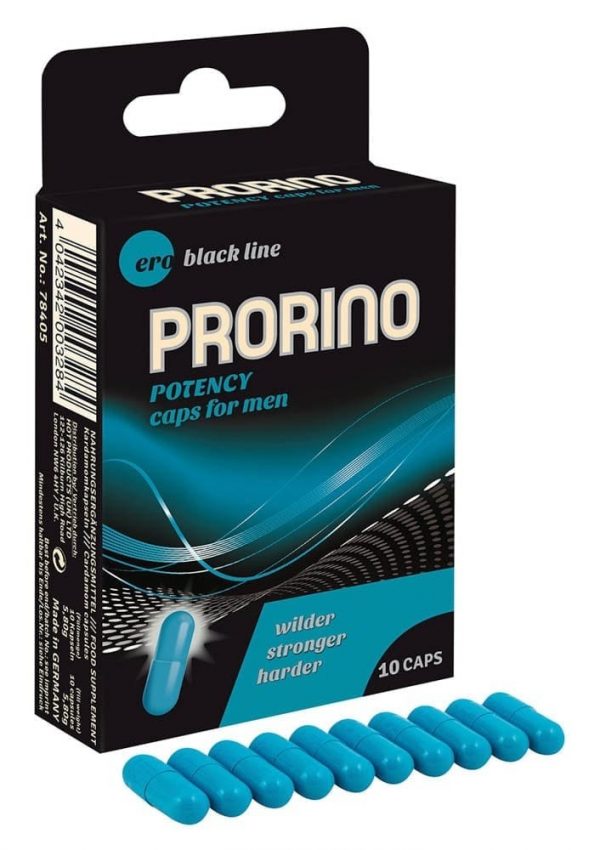 PRORINO Potency Caps for men 10 pcs ViPstore.hu - Erotika Webáruház - Szexshop