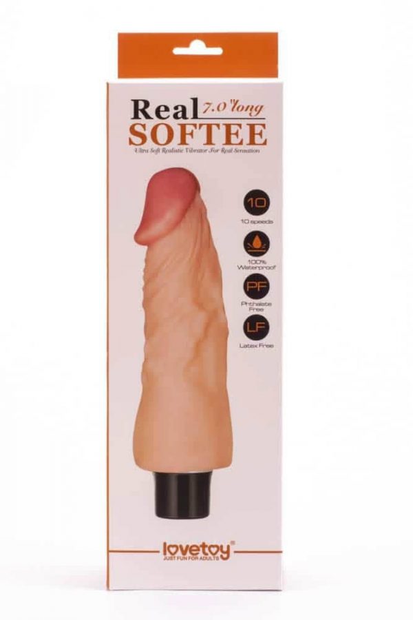 7" Real Softee Vibrating Dildo  1 ViPstore.hu - Erotika Webáruház - Szexshop