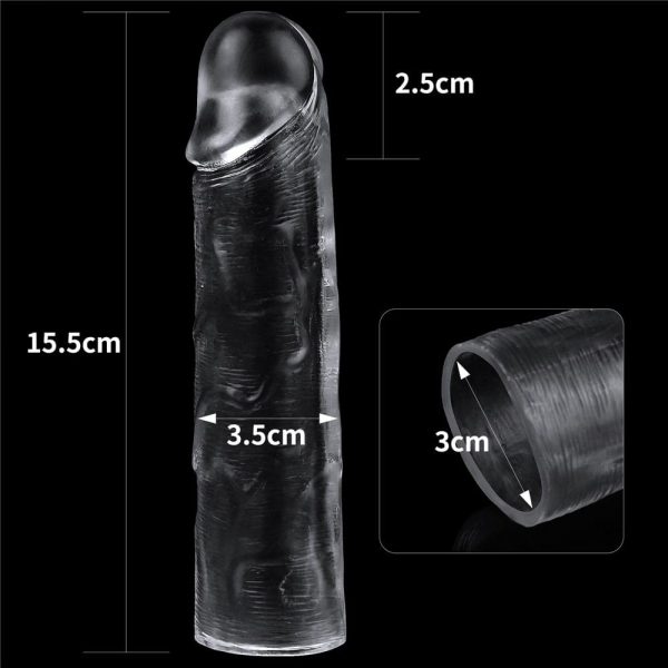 Flawless Clear Penis Sleeve Add 1'' ViPstore.hu - Erotika Webáruház - Szexshop 7