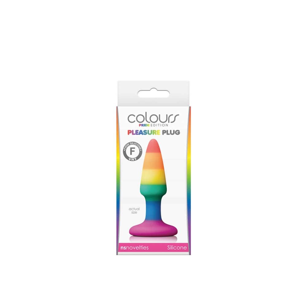 Colours - Pride Edition - Pleasure Plug - Mini -Rainbow #1 | ViPstore.hu - Erotika webáruház