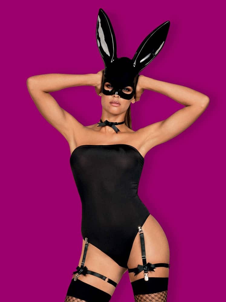 Bunny costume L/XL black #1 | ViPstore.hu - Erotika webáruház