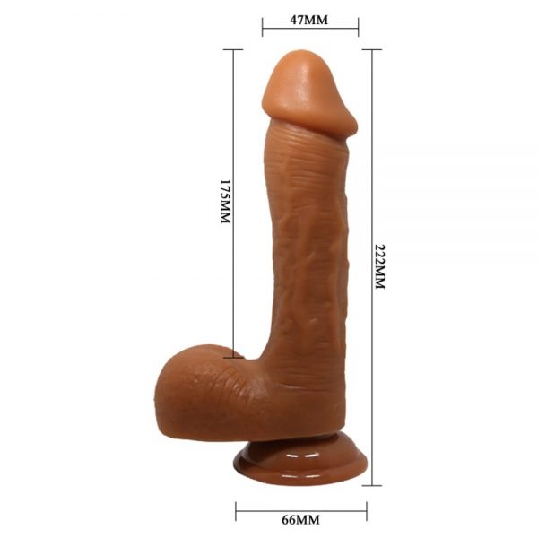Beautiful Johnson 9,2 " Dildo Brown ViPstore.hu - Erotika Webáruház - Szexshop 6