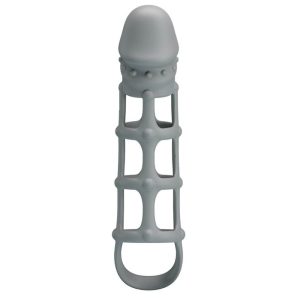 Pretty Love Penis Sleeve With Ball Strap White ViPstore.hu - Erotika Webáruház - Szexshop 2