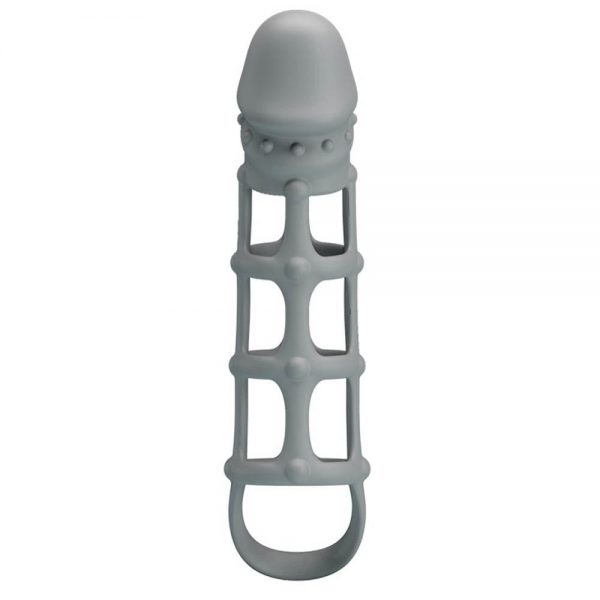 Pretty Love Penis Sleeve With Ball Strap White ViPstore.hu - Erotika Webáruház - Szexshop 2