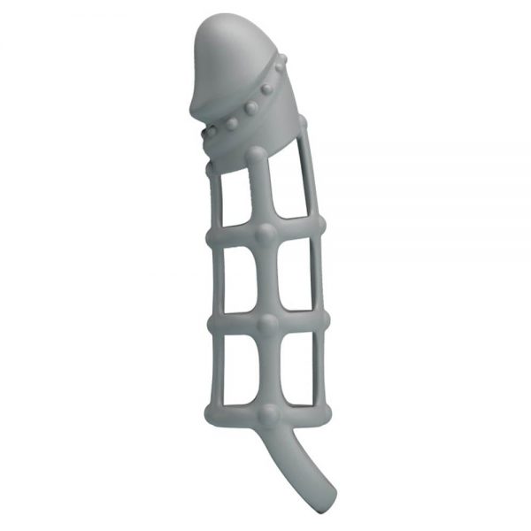 Pretty Love Penis Sleeve With Ball Strap White ViPstore.hu - Erotika Webáruház - Szexshop 3