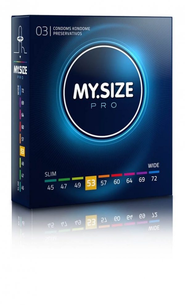 MY SIZE PRO Condoms 53 mm (3 pieces) ViPstore.hu - Erotika Webáruház - Szexshop