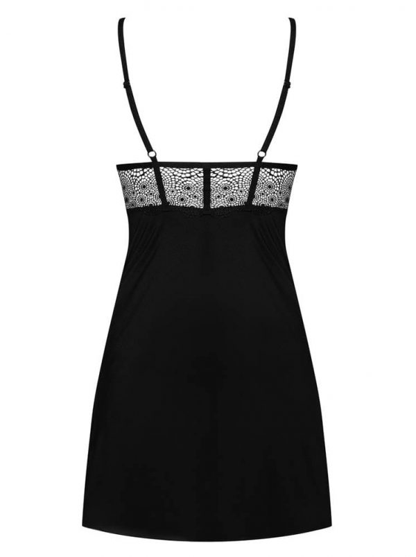Sharlotte chemise & thong black L/XL ViPstore.hu - Erotika Webáruház - Szexshop 6