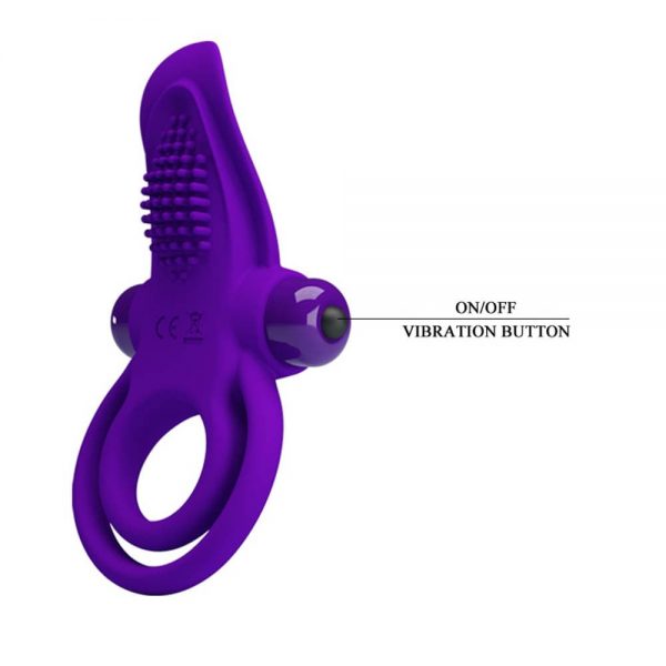 Pretty Love Vibrant Penis Ring Purple #5 | ViPstore.hu - Erotika webáruház