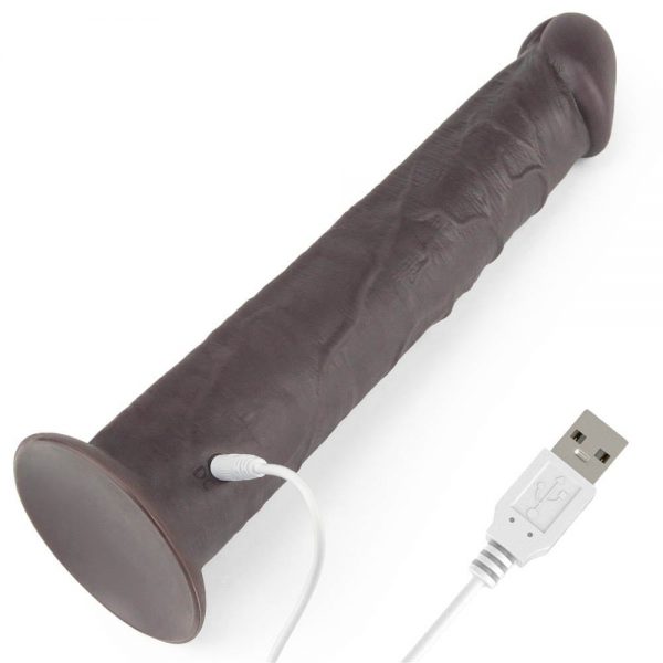 10'' Dual Layered Silicone Rotator Brown #2 | ViPstore.hu - Erotika webáruház