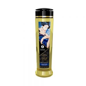 EROTIC MASSAGE OIL 240 ml / 8 oz MIDNIGHT FLOWER ViPstore.hu - Erotika Webáruház - Szexshop