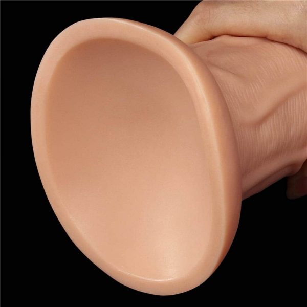 9.5'' Realistic Curved Dildo Flesh #3 | ViPstore.hu - Erotika webáruház