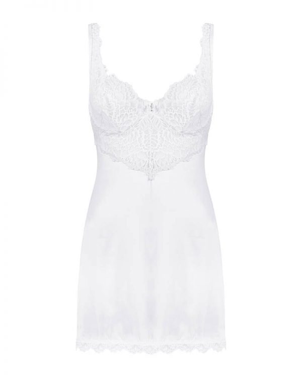 Amor Blanco underwire chemise & thong white   S/M #5 | ViPstore.hu - Erotika webáruház