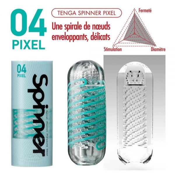 TENGA SPINNER - 04 PIXEL #5 | ViPstore.hu - Erotika webáruház