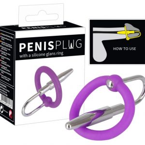 Penis Plug + Silicone Glans Ring #1 | ViPstore.hu - Erotika webáruház