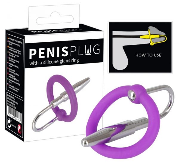 Penis Plug + Silicone Glans Ring #1 | ViPstore.hu - Erotika webáruház