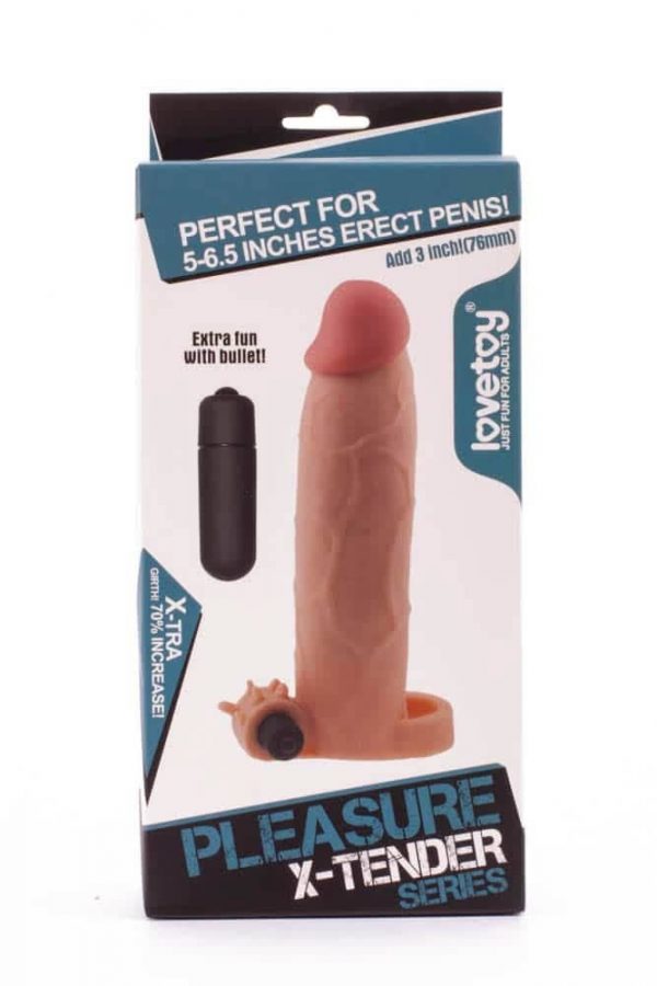 Pleasure X-Tender Vibrating Penis Sleeve #6 #1 | ViPstore.hu - Erotika webáruház